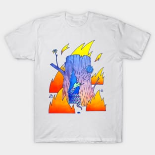 Snake in a Fire T-Shirt